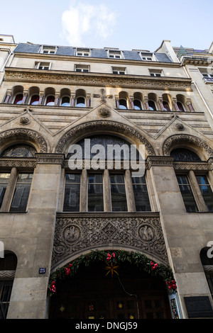 Deutschen evangelischen Kirche 25 Rue Blanche, Paris, Frankreich Stockfoto