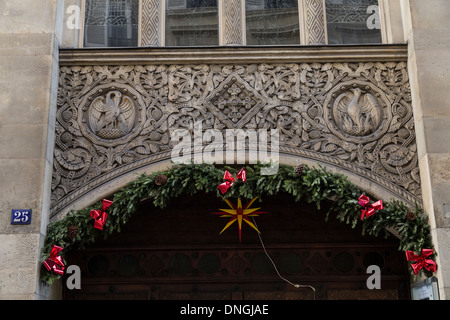 Deutschen evangelischen Kirche 25 Rue Blanche, Paris, Frankreich Stockfoto