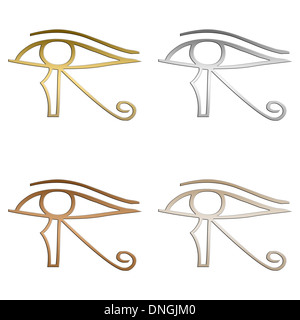 Auge des Horus ägyptische symbol Stockfoto