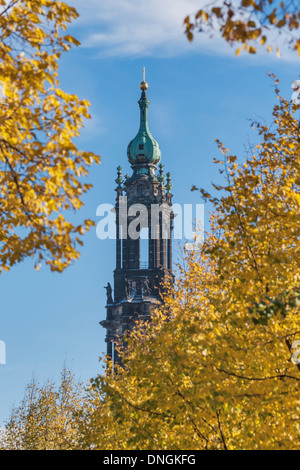 Katholische Hofkirche wurde erbaut von dem Architekten Gaetano Chiaveri von 1738 bis 1751, Dresden, Sachsen, Deutschland, Europa Stockfoto