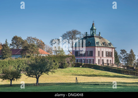 Fasan-Schlösschen befindet sich in der Gemeinde Moritzburg nahe Dresden, Sachsen, Deutschland, Europa Stockfoto