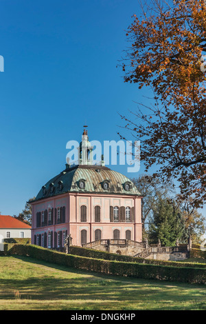 Fasan-Schlösschen befindet sich in der Gemeinde Moritzburg nahe Dresden, Sachsen, Deutschland, Europa Stockfoto