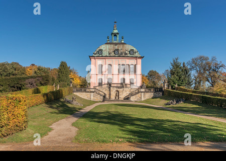 Fasan-Schlösschen befindet sich in der Gemeinde Moritzburg nahe Dresden, Sachsen, Deutschland, Europa Stockfoto