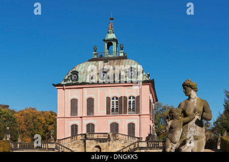 Fasan-Schlösschen befindet sich in der Gemeinde Moritzburg nahe Dresden, Sachsen, Deutschland, Europa Stockfoto