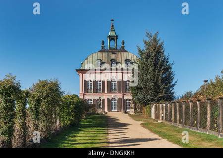 Fasan-Schlösschen befindet sich in der Gemeinde Moritzburg nahe Dresden, Sachsen, Deutschland, Europa Stockfoto