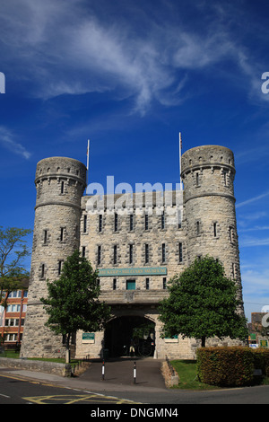 Halten Sie Militärmuseum, Barrack Road, Dorchester. Dorset. Das militärische Museum von Devon und Dorset Stockfoto