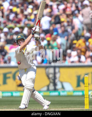 Melbourne, Australien. 27. Dezember 2013. Steve Smith in Aktion während der Tag zwei der vierten Asche Test Match zwischen Australien und England bei der MCG - Boxing Day Test Deutschland Vs England, MCG, Melbourne, Australien. Bildnachweis: Aktion Plus Sport/Alamy Live-Nachrichten Stockfoto