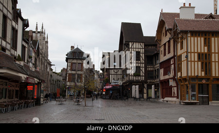 Altstädter Ring, Troyes, Frankreich Stockfoto