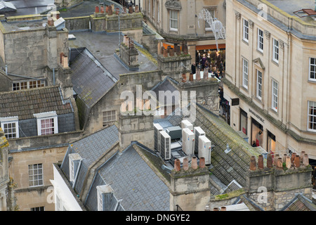 Blick über die Dächer Bad Stadt Union Street Stockfoto