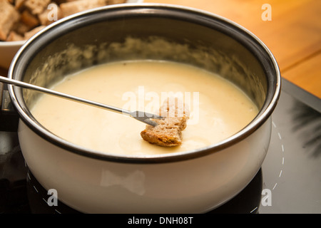 Käse-fondue Stockfoto