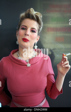 3. Jahrestag des POKERS Schüssel, 50' AOS Abend mit PIN-UP UMARBEITUNGEN und Retro-Tanz, 5. Mai 2013, AIX-LES-BAINS (73), SAVOYEN, Frankreich Stockfoto