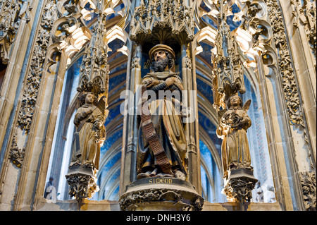 Europa, Frankreich, Tarn, Albi. Bischofsstadt, zum UNESCO-Weltkulturerbe. Kathedrale Sainte-Cécile. Stockfoto