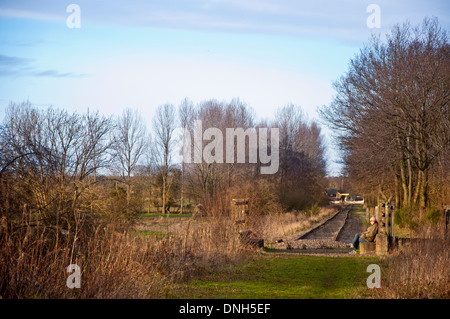 Ende der Linie Mitte Norfolk Railway UK Stockfoto