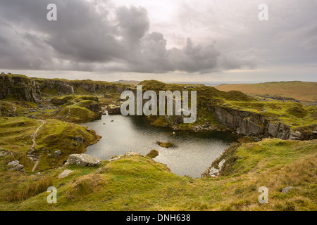 Foggintor Steinbruch Dartmoor Nationalpark Devon Uk Stockfoto