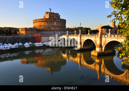 Castel Sant Rom Italien Brücke Stockfoto