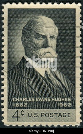 Zeigt der 36. Gouverneur von New York und 11. Oberrichter der Vereinigten Staaten, Charles Evans Hughes Stockfoto