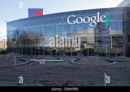 Hauptsitz von Google, Mountain View, CA. Stockfoto
