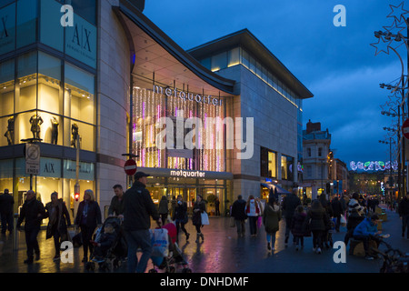 Metquarter Shopping Centre Mall und Läden, geschützten 43 Whitechapel   eine verdeckte Einkaufen in Liverpool, Merseyside, UK Stockfoto