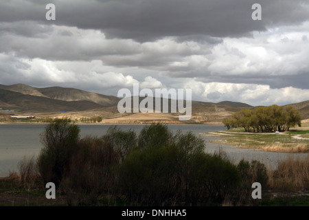 Goori Gol, A schönen Teich in der Nähe von Tabriz, Provinz Ost-Aserbaidschan, Iran. Stockfoto