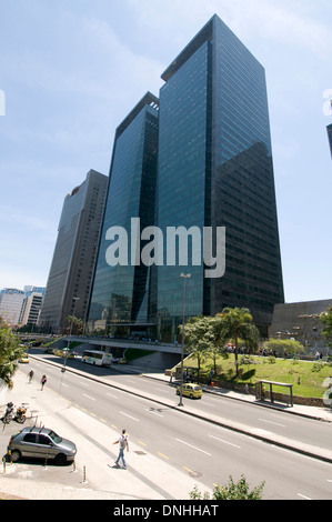 Avenida Republica Chile in einen Geschäft Bezirk von Rio De Janeiro in Brasilien. Stockfoto