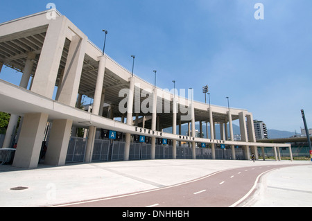 Das Maracana Stadion - Estadio do Maracana, offiziell Estadio Jornalista Mario Filho, ist ein Open-Air-Stadion in Rio de Janeiro, Brasilien. Stockfoto