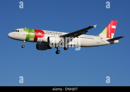 TAP AIR PORTUGAL AIRBUS A320 Stockfoto