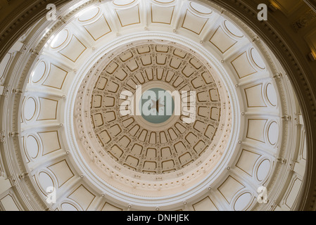 Texas State Capitol Building Rotunde Kuppel, Austin, Texas Stockfoto