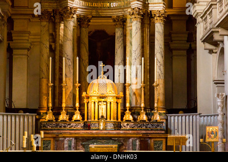 Interieur der Kirche, der Basilika St. Peter, St. Peter's Square, Vatikanstadt, Rom, Provinz Rom, Latium, Italien Stockfoto