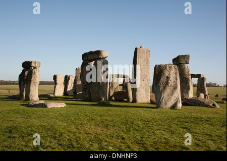 Historische Stätte Stonehenge in Wiltshire England UK Stockfoto