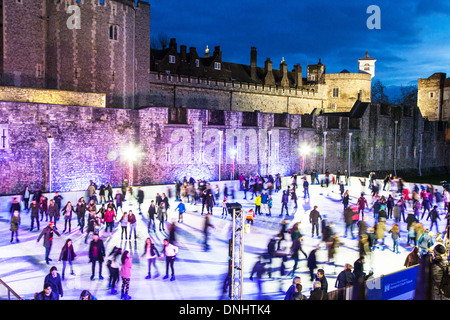 Ice Rink Tower Of London Stockfoto