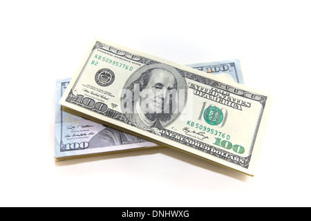 Hundert-Dollar-Noten, USA Stockfoto