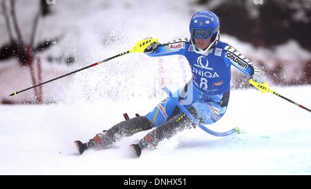 Lienz, Österreich. 29. Dezember 2013. Womens FIS Slalom Ski Weltmeisterschaften. Maria Pietilae-Holmner Schweden Skifahren im ersten Lauf Credit: Action Plus Sport/Alamy Live News Stockfoto