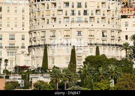 Blick auf das Hotel de Paris in Monte Carlo, Monaco Stockfoto