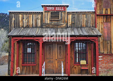 Rathaus, Pinos Altos Geisterstadt, in der Nähe von Silver City, New Mexico USA Stockfoto