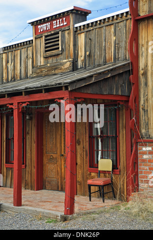 Rathaus, Pinos Altos Geisterstadt, in der Nähe von Silver City, New Mexico USA Stockfoto