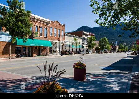 Historische Innenstadt, kleine Stadt von Buena Vista, Colorado, USA Stockfoto