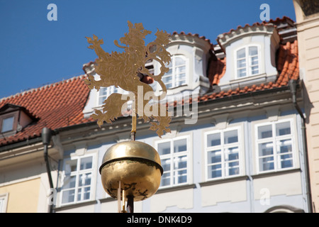 Design gut in kleinen Platz - Male Namesti, Prag; Tschechische Republik; Europa Stockfoto