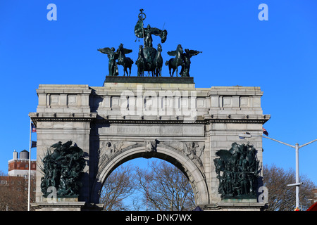 Grand Army Plaza, Brooklyn, NY. Stockfoto