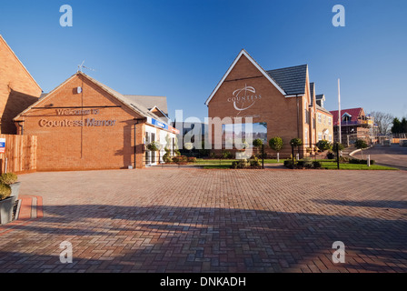 Neue Gehäuse Entwicklung Gräfin Manor Moulton Stockfoto