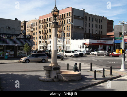 Die Hooper-Brunnen ist eine ungewöhnliche Trinkbrunnen in Harlem Stockfoto