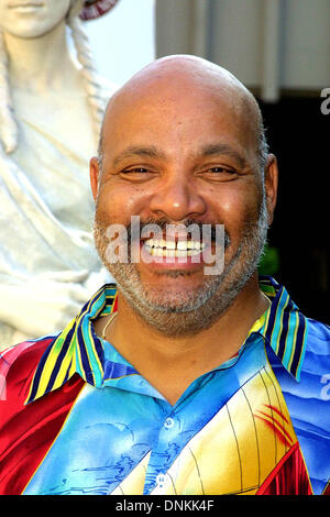 Datei-PICS: Schauspieler James Avery (27. November 1948 - 31. Dezember 2013) am bekanntesten für seine Rolle als "Philip Banks' auf dem Fernseher zeigen" Fresh Prince of Bel-Air "und die Stimme von Shredder in der ursprünglichen Fernsehserie Teenage Mutant Ninja Turtles. Avery starb in Los Angeles nach Komplikationen nach der Operation. Bild: 31. August 2003 - Laguna Beach, Kalifornien, USA - JAMES AVERY kommt bei der 5. jährlichen Pageant of Masters Gala Benefit an das Festival Of The Arts. (Bild Kredit: Kredit: Katheryn Indiek/Globe Photos/ZUMAPRESS.com/Alamy Live-Nachrichten) Stockfoto