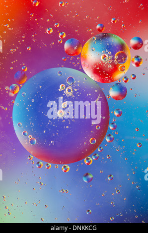 Makro-Welten Muster Einmischung und abstoßend phobische Phobie Kräfte Stockfoto