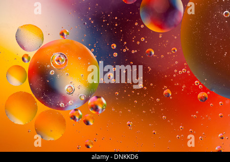 Makro-Welten Muster Einmischung und abstoßend phobische Phobie Kräfte Stockfoto