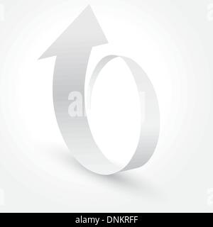 Pfeil Origamipapier, Vektor-Illustration. Stock Vektor