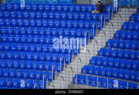 Sotschi, Russland. 19. Dezember 2013. Innenansicht der Shayba-Arena im Olympiapark in Sotschi, Russland, 19. Dezember 2013. Sotschi Gastgeber der Olympischen Winterspiele vom 07. bis 23. Februar 2014. Foto: Jens Büttner/Dpa/Alamy Live News Stockfoto