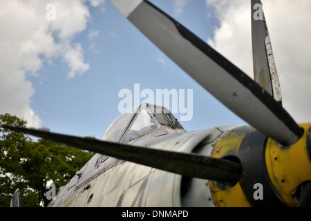 Fairey Gannet AEW3 Vintage Flugzeuge Nahaufnahme detail Stockfoto