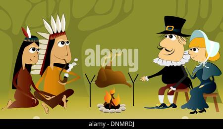 Thanksgiving Day Stock Vektor
