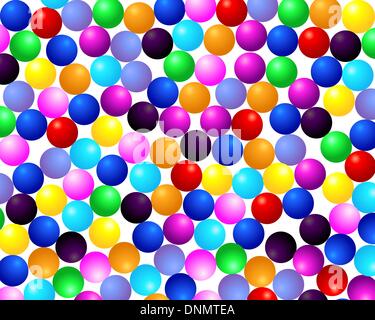 Bunte Schokolinsen Vektor Hintergrund Design einsetzbar Stock Vektor