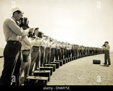 Naval Fotografie Schule Lehrer und Schüler am NAS Pensacola Stockfoto