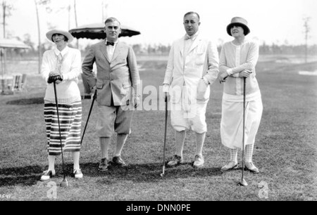 Golfer auf der Miami Biltmore Golf Club Stockfoto